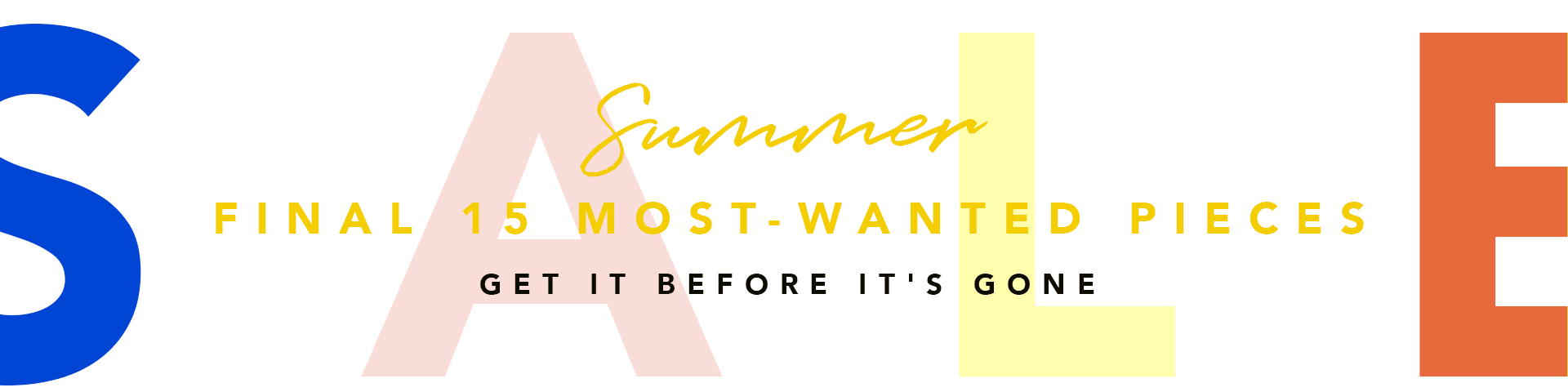 summer clearance sales